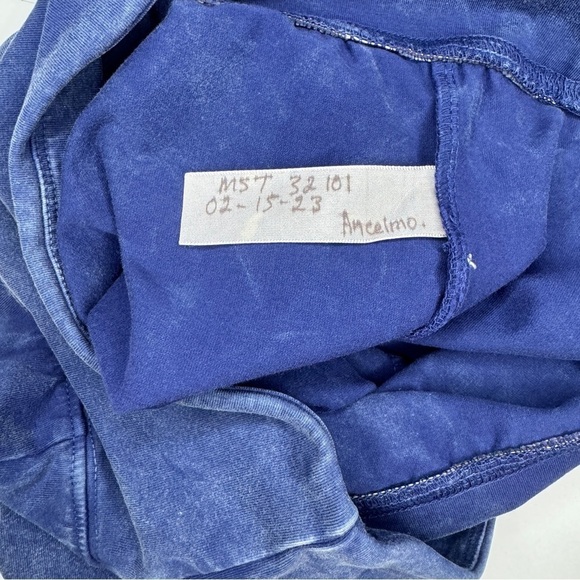 Free People Movement Sample Shorts Small One-of-a-Kind Navy Blue Biker Shorts - Picture 6 of 6